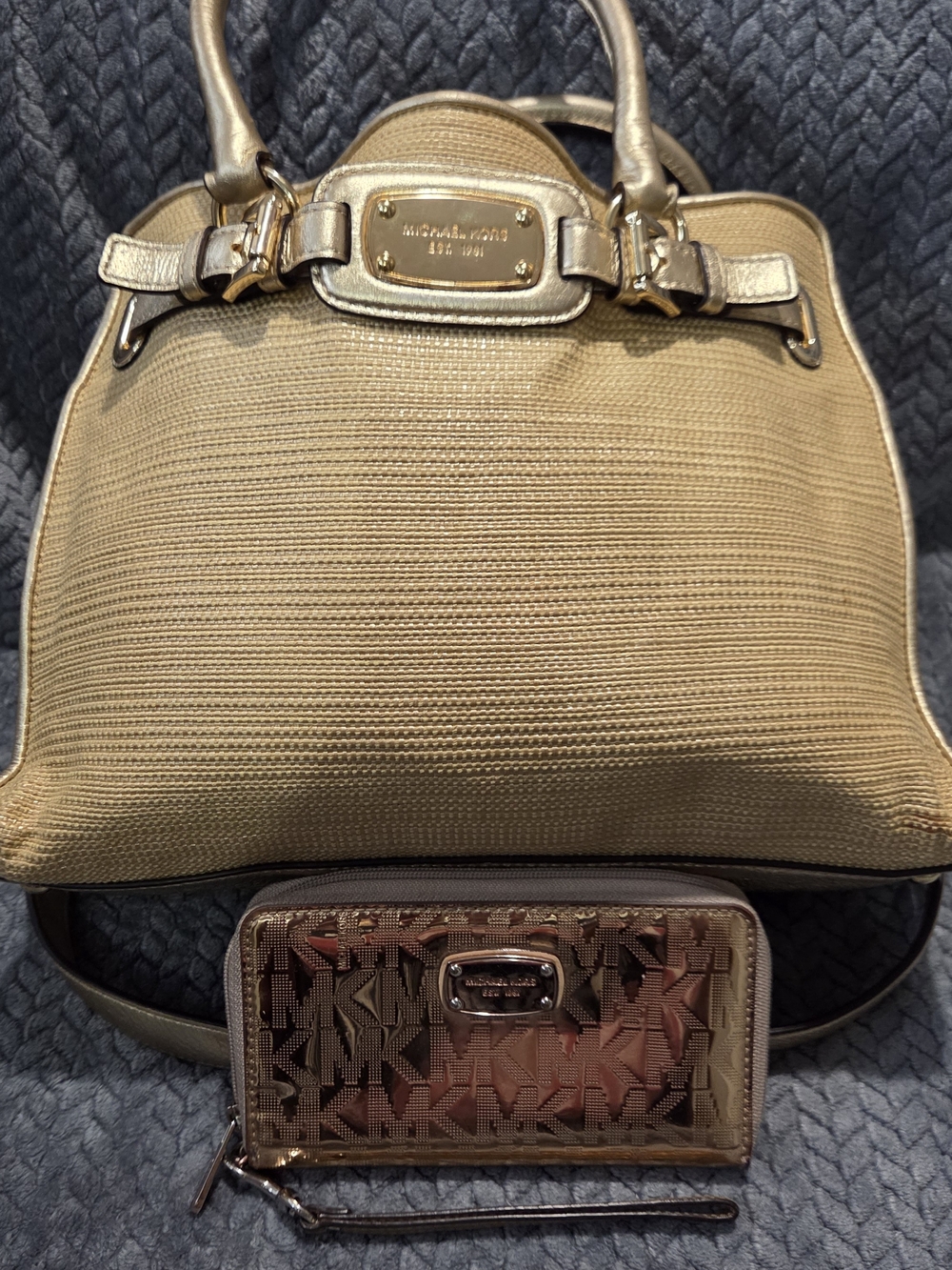 Michael Kors Tan Tote Bag with Wallet